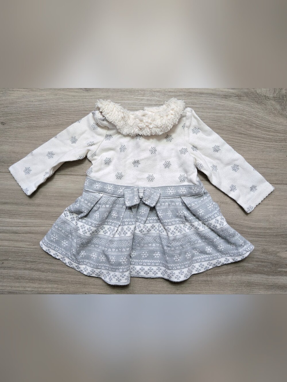 Small Wonders Baby Girl Winter Snowflake Dress